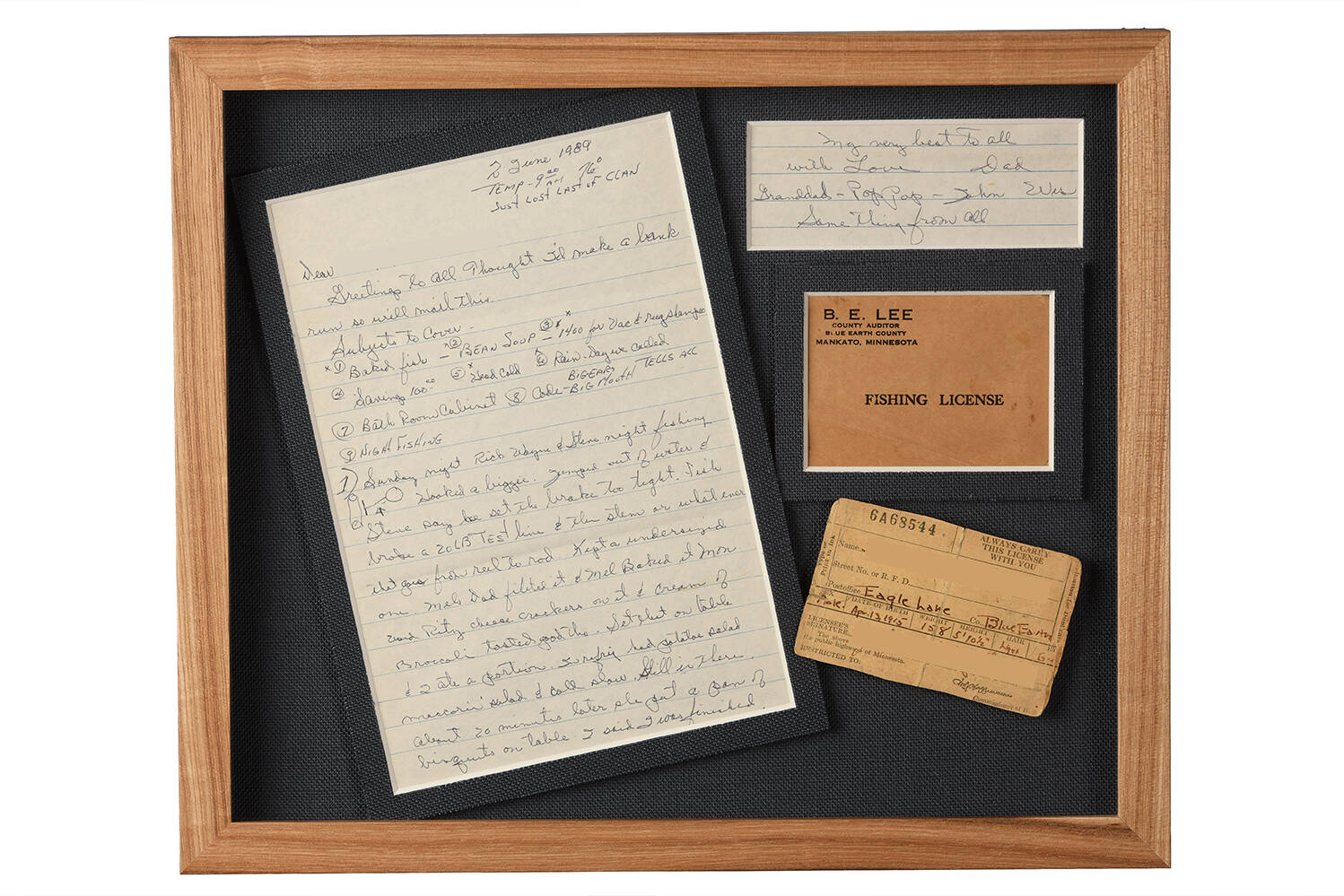 custom framing letters